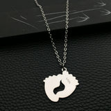 Personalized Mother Jewelry Sterling Silver Necklace with Birthstones
