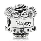 Mother & Puppy Love Charm 925 Sterling Silver Fit Women Bracelet DIY Jewelry