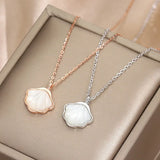 French Clavicle Rose S925 Silver Jewelry Couple Gift Necklace