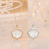 French Clavicle Rose S925 Silver Jewelry Couple Gift Necklace