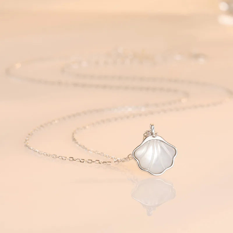 French Clavicle Rose S925 Silver Jewelry Couple Gift Necklace