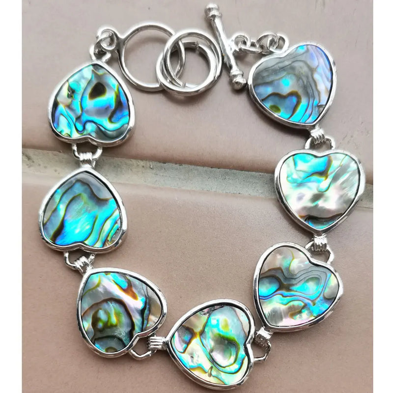 Mother of Pearl & Abalone Shell Bracelet