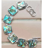 Mother of Pearl & Abalone Shell Bracelet
