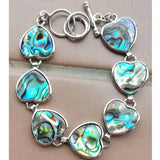 Mother of Pearl & Abalone Shell Bracelet