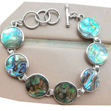 Mother of Pearl & Abalone Shell Bracelet