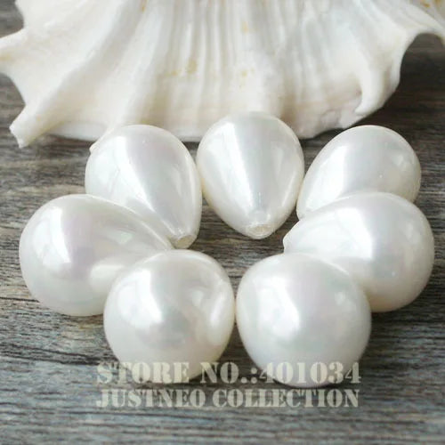 Mother-of-pearl Shell Drop-shaped Pendant Bead