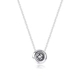 Mother's Girl Long Chain Silver Necklace for Women