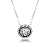 Mother's Girl Long Chain Silver Necklace for Women