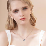 Mother's Girl Long Chain Silver Necklace for Women