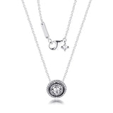 Mother's Girl Long Chain Silver Necklace for Women
