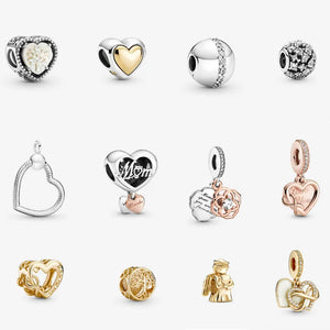 925 Silver Thank You Mum Heart Charm