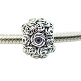 Mother's Celebration Bouquet Charm Sterling Silver Fits 925 Silver Bracelets