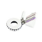 Mother's Celebration Cake Charm 925 Silver