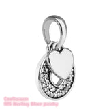 Mother's Celebration Hearts, Clear Cz 925 Sterling Silver Necklaces