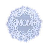 Mother's Crystal Drop Garland Coaster Silicone Mold