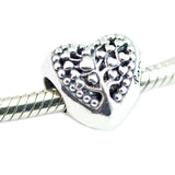 Mother's Hearts Charm Sterling Silver Jewelry For Woman
