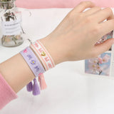 Bohemia Embroidery Mom And Heart Bracelet For Women