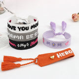 Bohemia Embroidery Mom And Heart Bracelet For Women