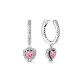 Mom's Gift Infinity Knot Tangle Infinity Heart Earrings