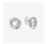 Mom's Gift Infinity Knot Tangle Infinity Heart Earrings
