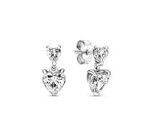 Mom's Gift Infinity Knot Tangle Infinity Heart Earrings