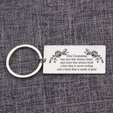 Mother's Gift Keychain - A Love that is Never Ending - Grandma Appreciation