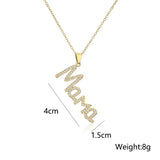 Mother's Gift Mama Letter Name Necklace Charm Choker