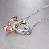 Mom's Gift Necklace for Mom Heart Pendant Eternity Christmas