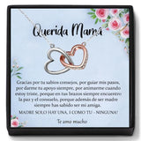 Mom's Gift Necklace for Mom Heart Pendant Eternity Christmas
