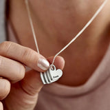 Mother's Gift Personalized Love Pendant Necklace Name For Mom