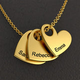 Mother's Gift Personalized Love Pendant Necklace Name For Mom