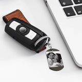 Mother's Gift Stainless Steel Keychain with Photo Engraving