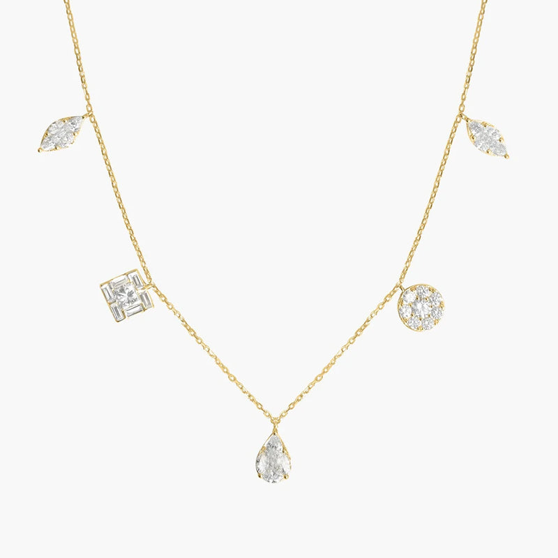 Mother's Initial Chokers Necklace Personalized Heart Stackable Necklaces