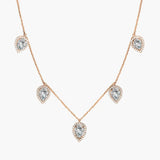 Mother's Initial Chokers Necklace Personalized Heart Stackable Necklaces