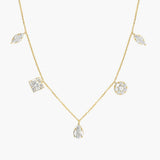 Mother's Initial Chokers Necklace Personalized Heart Stackable Necklaces