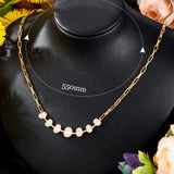 Mother's Gift Hiphop Cuban Paper Clip Necklaces Personalized Stackable Necklace