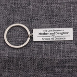 Mother Daughter Keychain: Love Knows No Distance
