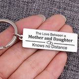 Mother Daughter Keychain: Love Knows No Distance