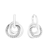 Mother's Hoop Earrings Round Shape for Women
