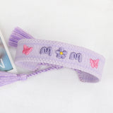 Mom's Embroidery Bracelets Adjustable Unique Gift