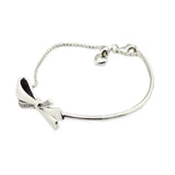 Mother's Gift Brilliant Bow Bracelets For Original 925 Silver Beads & Charms
