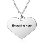 Personalized Mothers Photo Necklace Heart Picture Keepsake