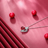 Customize Name Jewelry Mom Gift Love Heart Pendant Necklace for Women