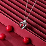 Customize Name Jewelry Mom Gift Love Heart Pendant Necklace for Women