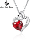 Customize Name Jewelry Mom Gift Love Heart Pendant Necklace for Women