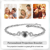 Personalized Heart Charm Bracelet for Mom Grandma