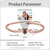 Personalized Heart Charm Bracelet for Mom Grandma