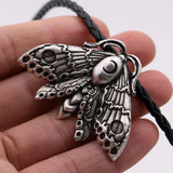 Moths Necklace Butterfly Pendant Moon Rune Women Necklace