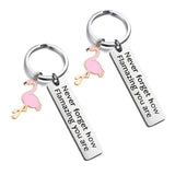 Flamingo Keychain Never Forget How Flamazing You Are Key Ring