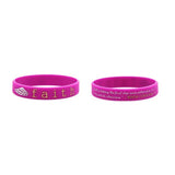 Motivational Silicone Rubber Wristbands Inspirational Bracelet